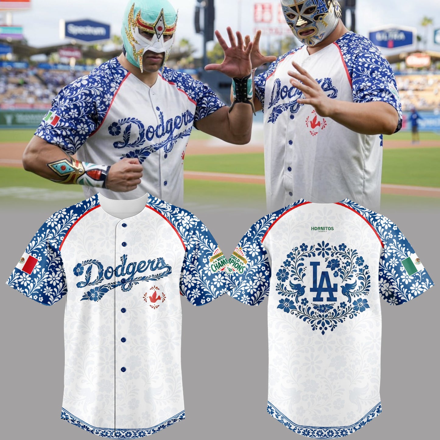 Los Angeles Dodgers Celebrating the Night of Mexican Heritage ⚾ 🇲🇽 Jersey