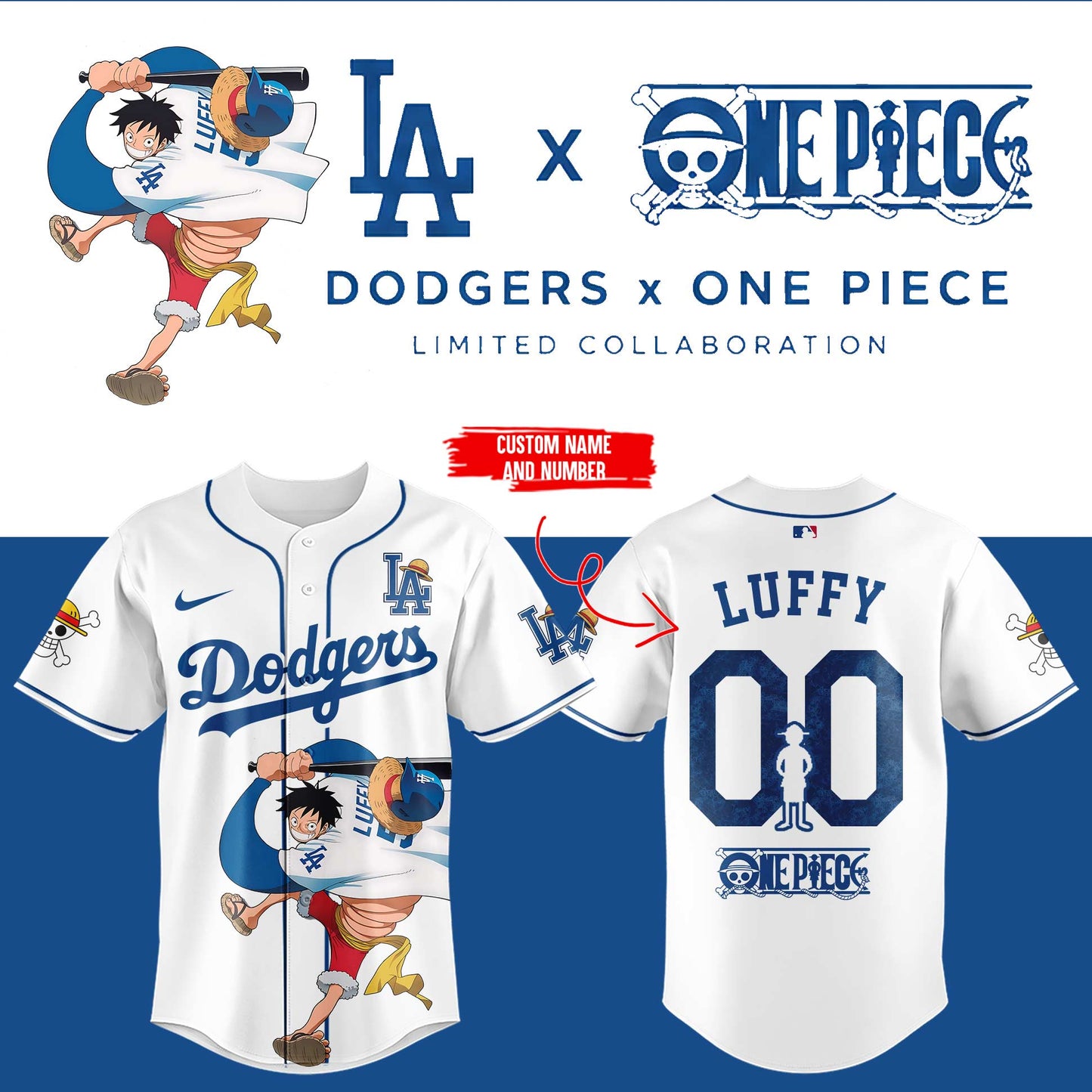 Los Angeles Dodgers 2026 One Piece Night Jersey ⚾ 🏴‍☠️