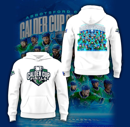Limited Edition Abbotsford Calder Cup Champions 2025 Hoodie