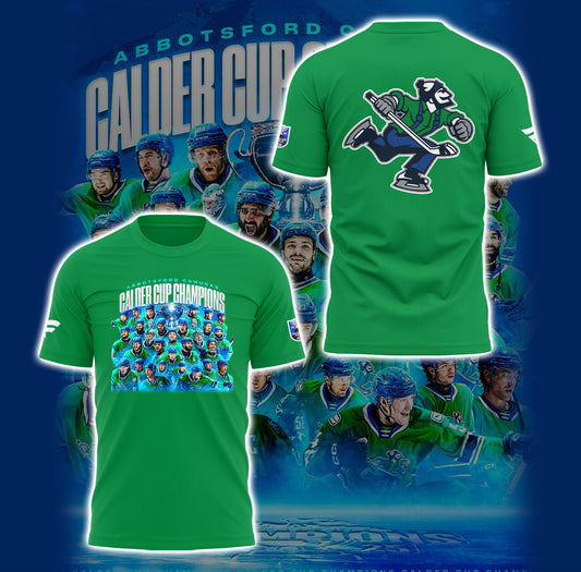 Limited Edition Abbotsford Calder Cup Champions 2025 Tshirt