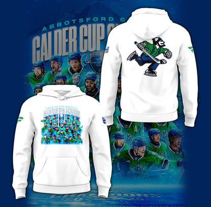 Limited Edition Abbotsford Calder Cup Champions 2025 Hoodie