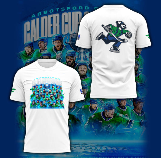 Limited Edition Abbotsford Calder Cup Champions 2025 Tshirt