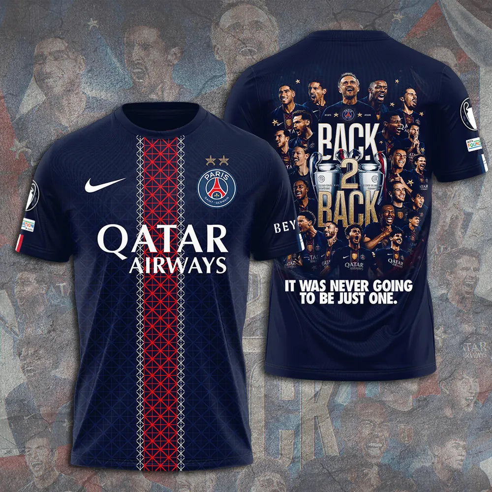 Paris Saint-Germain F.C Special UEFA Champions of Europe 2026 Limited Edition T.shirt