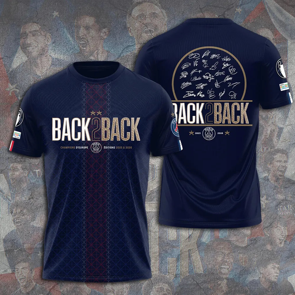 Paris Saint-Germain F.C Special UEFA Champions of Europe 2026 Limited Edition T.Shirt