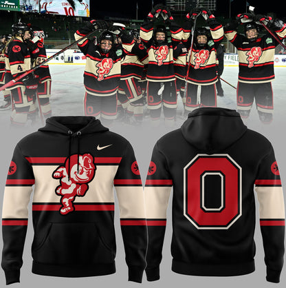Ohio State Hockey Limited Frozen Confines 2025 Hoodie