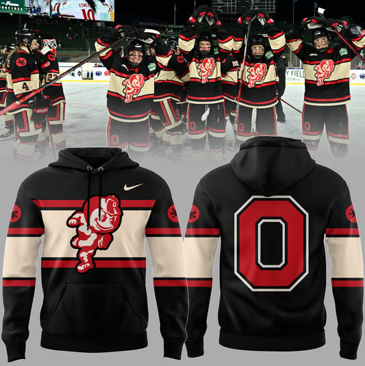 Ohio State Hockey Limited Frozen Confines 2025 Hoodie