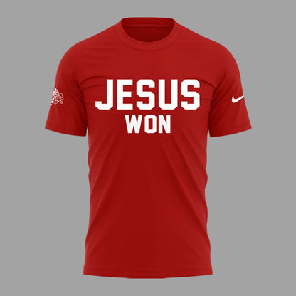 Ohio State Football JESUS WON 2024 National Champions TShirt