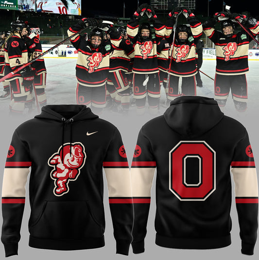 Ohio State Hockey Limited Frozen Confines 2025 Hoodie