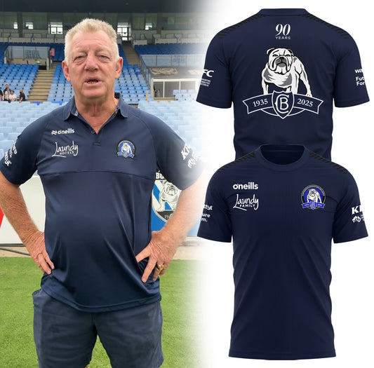 Limited Edition Canterbury Bankstown Bulldogs 90 Years Home Tshirt