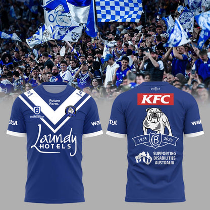 Limited Edition Canterbury Bankstown Bulldogs 90 Years Home Tshirt