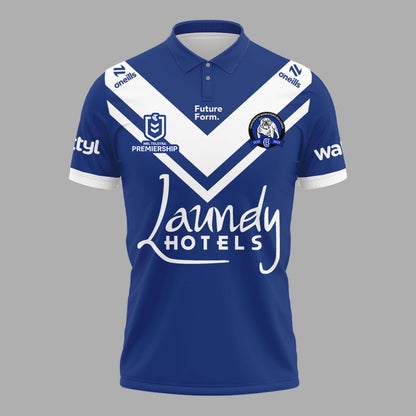 Limited Edition Canterbury Bankstown Bulldogs 90 Years Home Polo