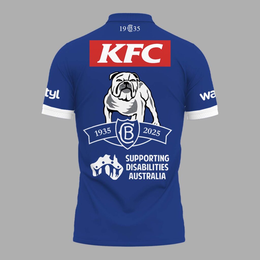 Limited Edition Canterbury Bankstown Bulldogs 90 Years Home Polo