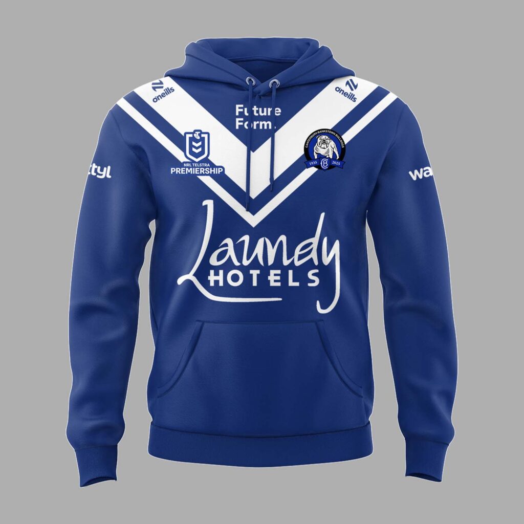 Limited Edition Canterbury Bankstown Bulldogs 90 Years Home Combo Hoodie