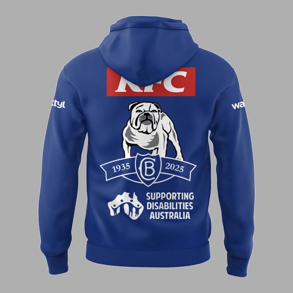 Limited Edition Canterbury Bankstown Bulldogs 90 Years Home Combo Hoodie