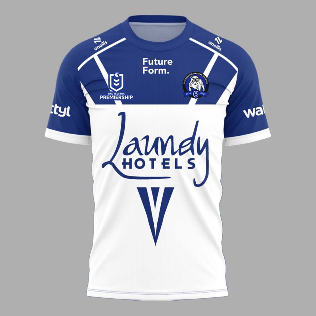 Limited Edition Canterbury Bankstown Bulldogs 90 Years Home Tshirt