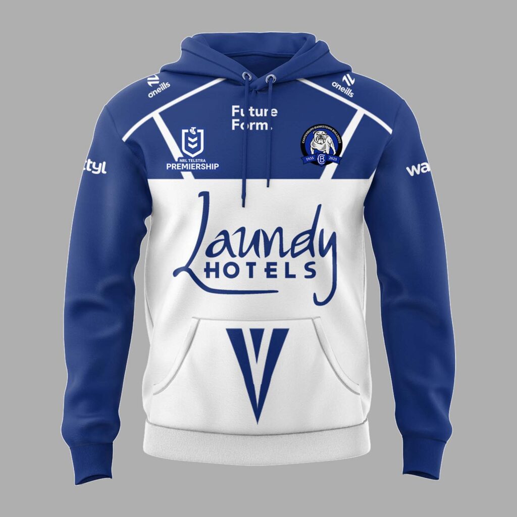 Limited Edition Canterbury Bankstown Bulldogs 90 Years Home Combo Hoodie