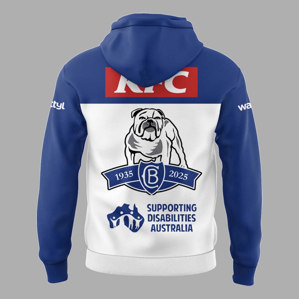 Limited Edition Canterbury Bankstown Bulldogs 90 Years Home Combo Hoodie