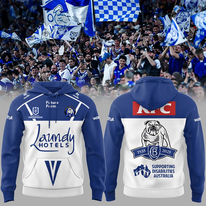 Limited Edition Canterbury Bankstown Bulldogs 90 Years Home Combo Hoodie