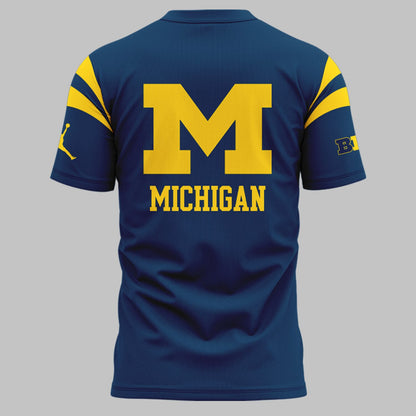 Limited Edition Michigan JESUS WON Navy T-Shirt
