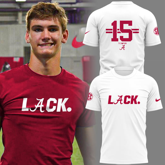 Limited Edition Alabama FB 2025 Ty Simpson Black TShirt