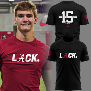 Limited Edition Alabama FB 2025 Ty Simpson Black TShirt