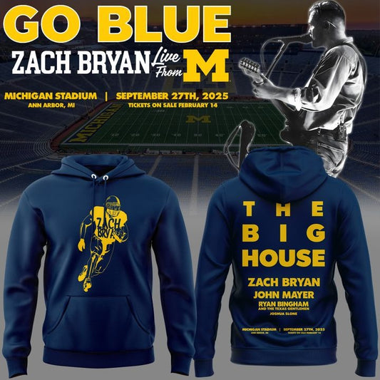 Limited Edition Michigan Fb Zach Michigan Stadium Tour Hoodie