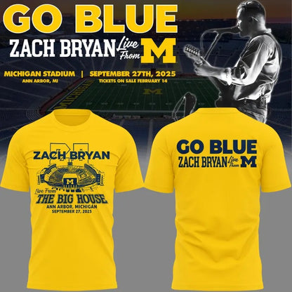 Limited Edition Michigan Fb Zach Michigan Stadium Tour TShirt