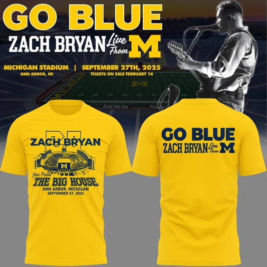 Limited Edition Michigan Fb Zach Michigan Stadium Tour TShirt