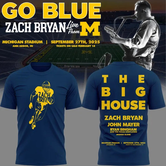Limited Edition Michigan Fb Zach Michigan Stadium Tour TShirt