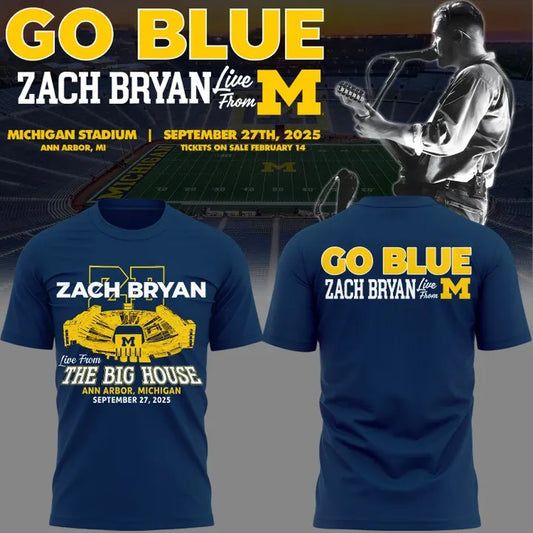 Limited Edition Michigan Fb Zach Michigan Stadium Tour TShirt