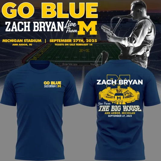 Limited Edition Michigan Fb Zach Michigan Stadium Tour TShirt