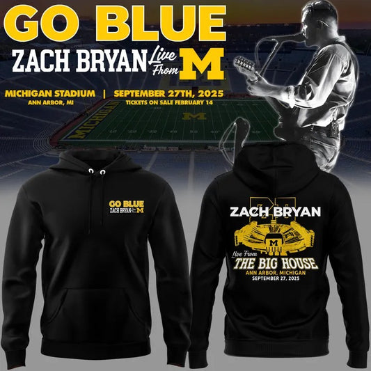 Limited Edition Michigan Fb Zach Michigan Stadium Tour Hoodie