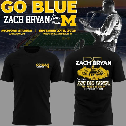 Limited Edition Michigan Fb Zach Michigan Stadium Tour TShirt