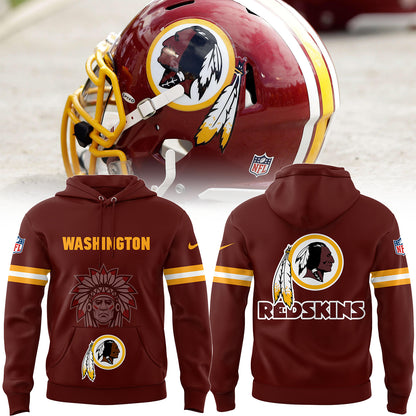 Limited Edition Washington Redskins Throwback Combo Hoodie