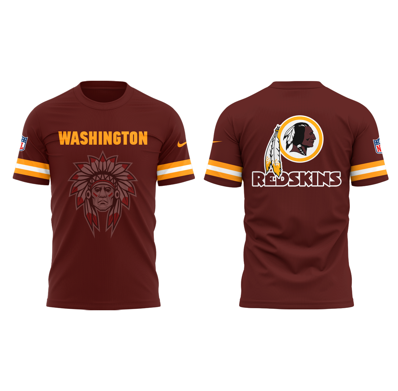 Limited Edition Washington Redskins Throwback Combo T-Shirt