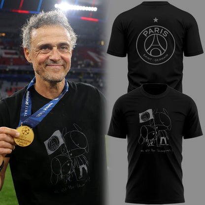Limited Edition Luis Enrique Xana â€œWe Are The Championâ€ T-Shirt