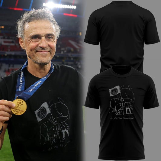 Limited Edition Luis Enrique Xana â€œWe Are The Championâ€ T-Shirt