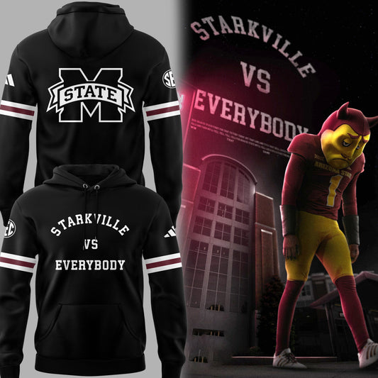 Limited Edition Mississippi State Football “Starkville vs Everybody” Hoodie