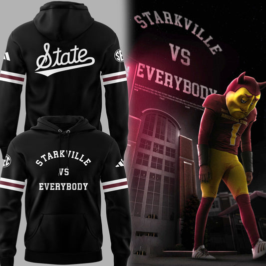 Limited Edition Mississippi State Football “Starkville vs Everybody” Hoodie