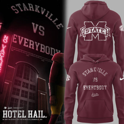 Limited Edition Mississippi State Football “Starkville vs Everybody” Hoodie