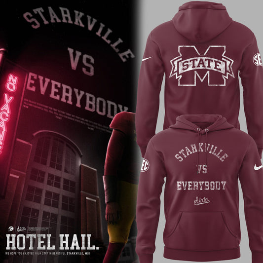 Limited Edition Mississippi State Football “Starkville vs Everybody” Hoodie