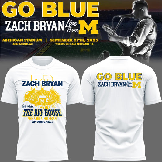 Limited Edition Michigan Fb Zach Michigan Stadium Tour TShirt