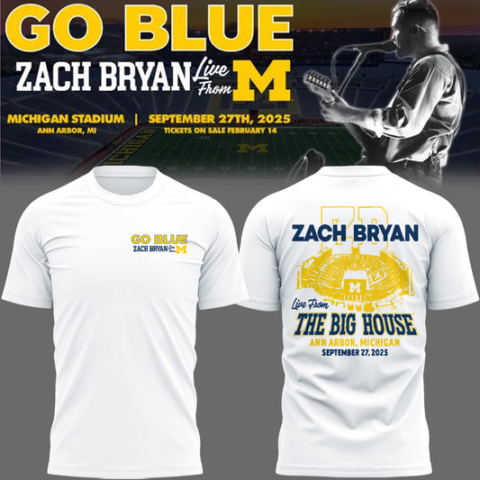 Limited Edition Michigan Fb Zach Michigan Stadium Tour TShirt