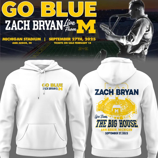 Limited Edition Michigan Fb Zach Michigan Stadium Tour Hoodie