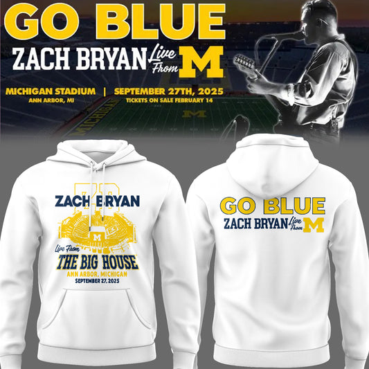 Limited Edition Michigan Fb Zach Michigan Stadium Tour Hoodie