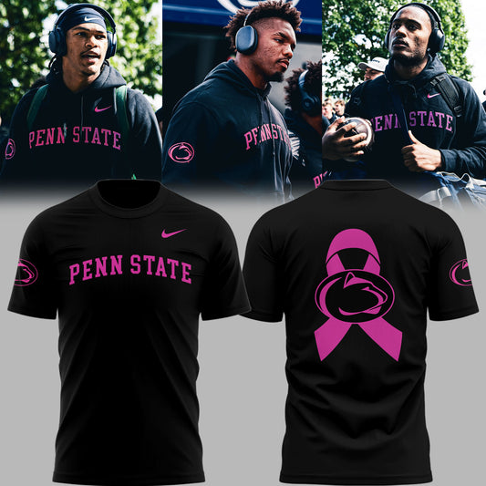 Limited Edition Penn ST Football Beat Cancer W TShirt