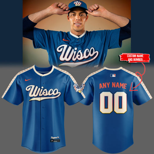 Milwaukee Brewers City Connect Custom Jersey