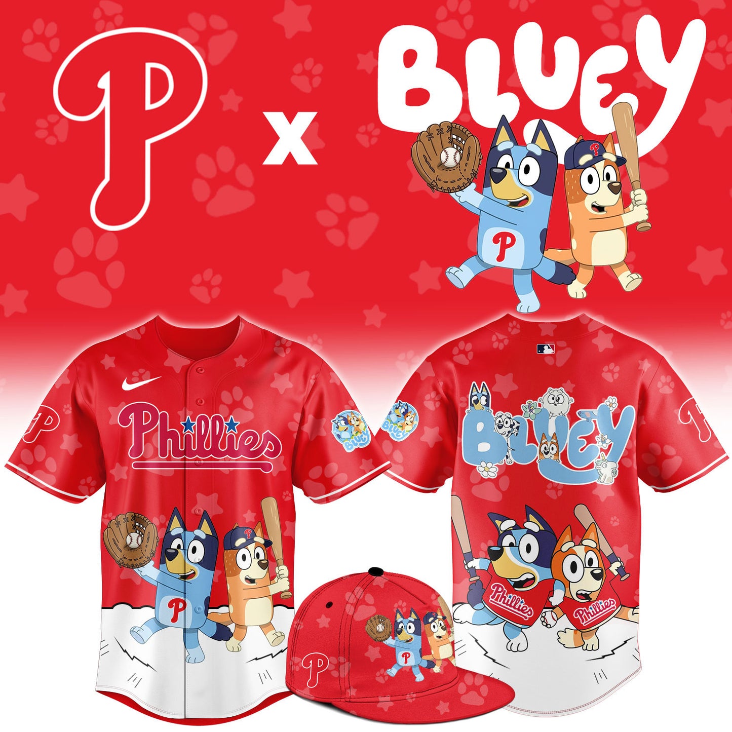 P.Phillies Bluey Night Limited Baseball Jersey