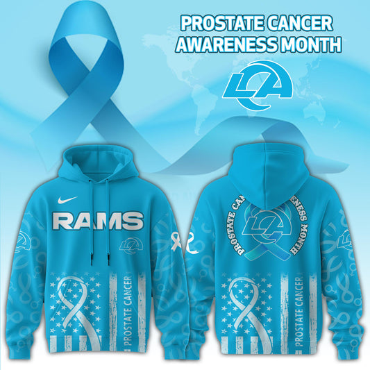 Los Angeles Rams x Prostate Cancer Awareness Hoodie Edition
