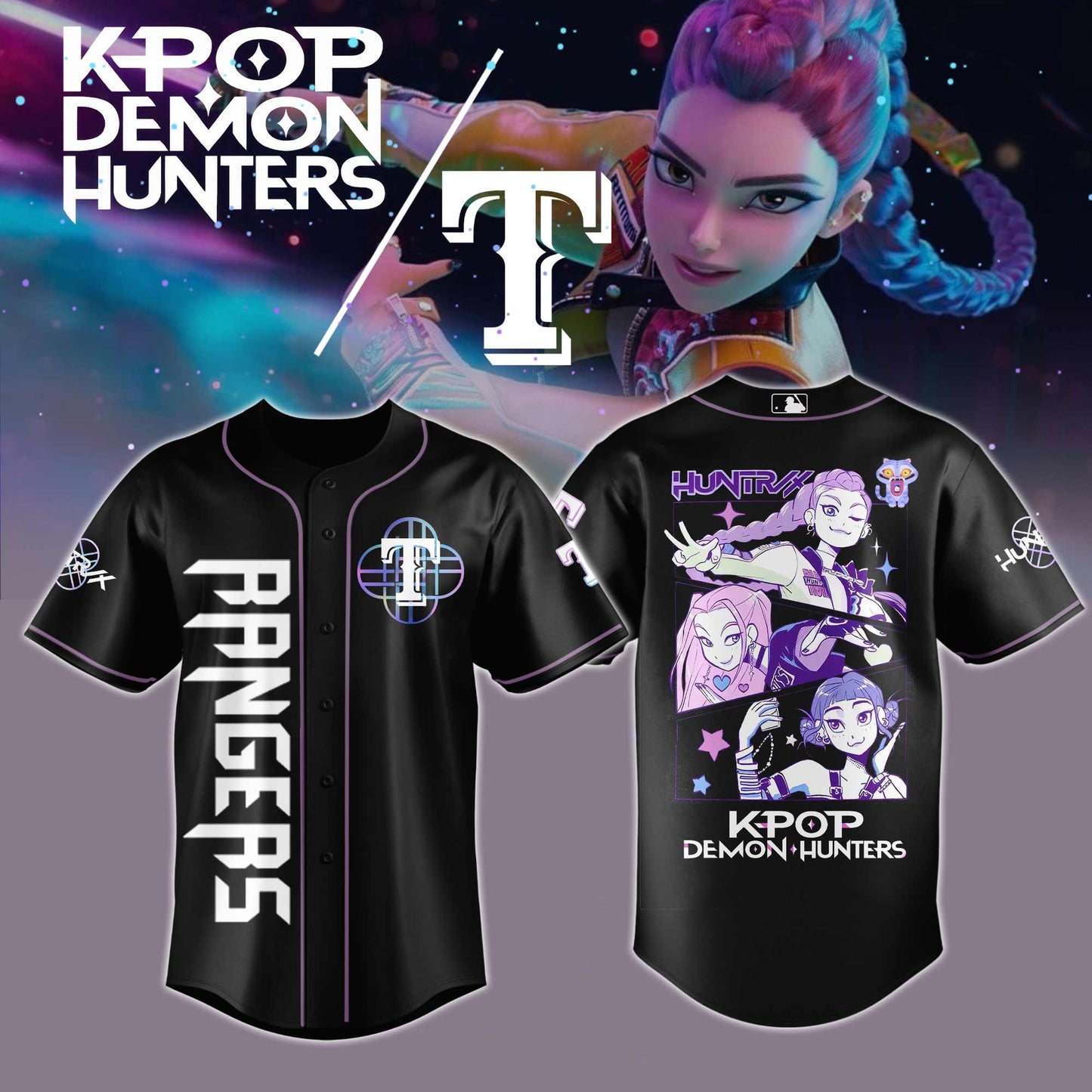 MLB x KPop Demon Hunters Jersey Editions Limited 2025